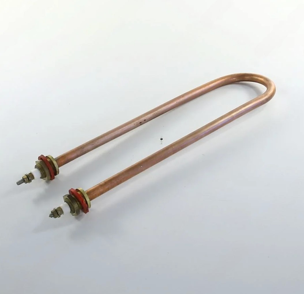 ТЭН водонагревателя 3000W 380V L-325мм прямой медь VN035