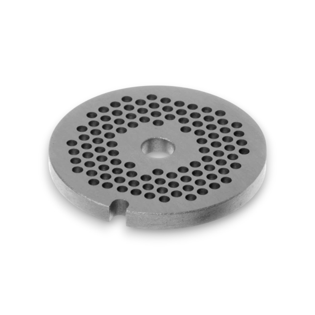 Решетка мясорубки Zelmer мелкая D54мм d8мм H5мм Bosch 10003875, 755467 Оригинал