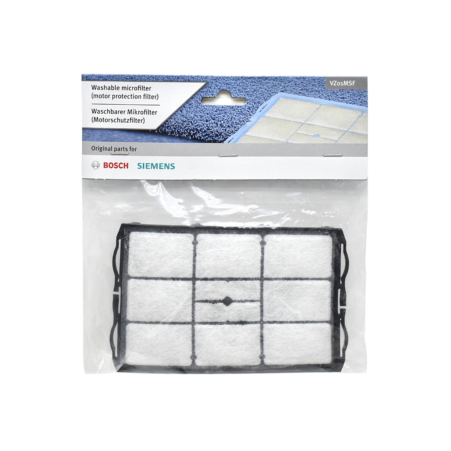 Фильтр пылесоса моторный Bosch 578863, 095771, 187621 Оригинал