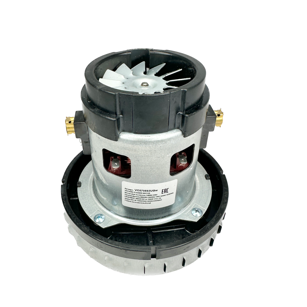 Двигатель пылесоса Karcher, Makita 1400W H=138мм, D-137мм VCM-H1-1400W, DW-PC52, VC070682UGW, VAC047UN