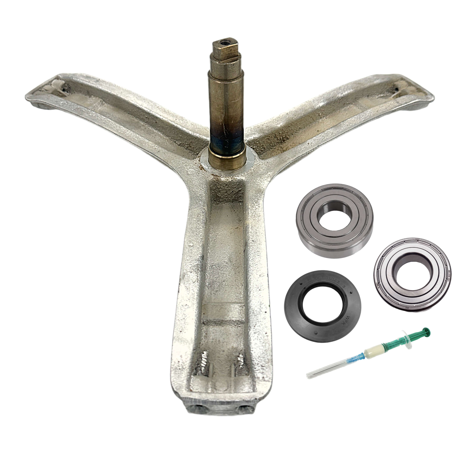 Крестовина барабана+ комплект подшипников SKF для стиральной машины Zanussi, Vestel, Whirlpool, SMEG 37018992 Крестовина барабана+ комплект подшипников SKF для стиральной машины Zanussi, Vestel, Whirlpool, SMEG 37018992