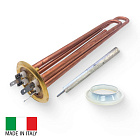 Комплект ТЭН водонагревателя 2000W(700+1300) Thermowatt, D64, М4, L300 мм, 3401309, 066052 + анод и прокладка