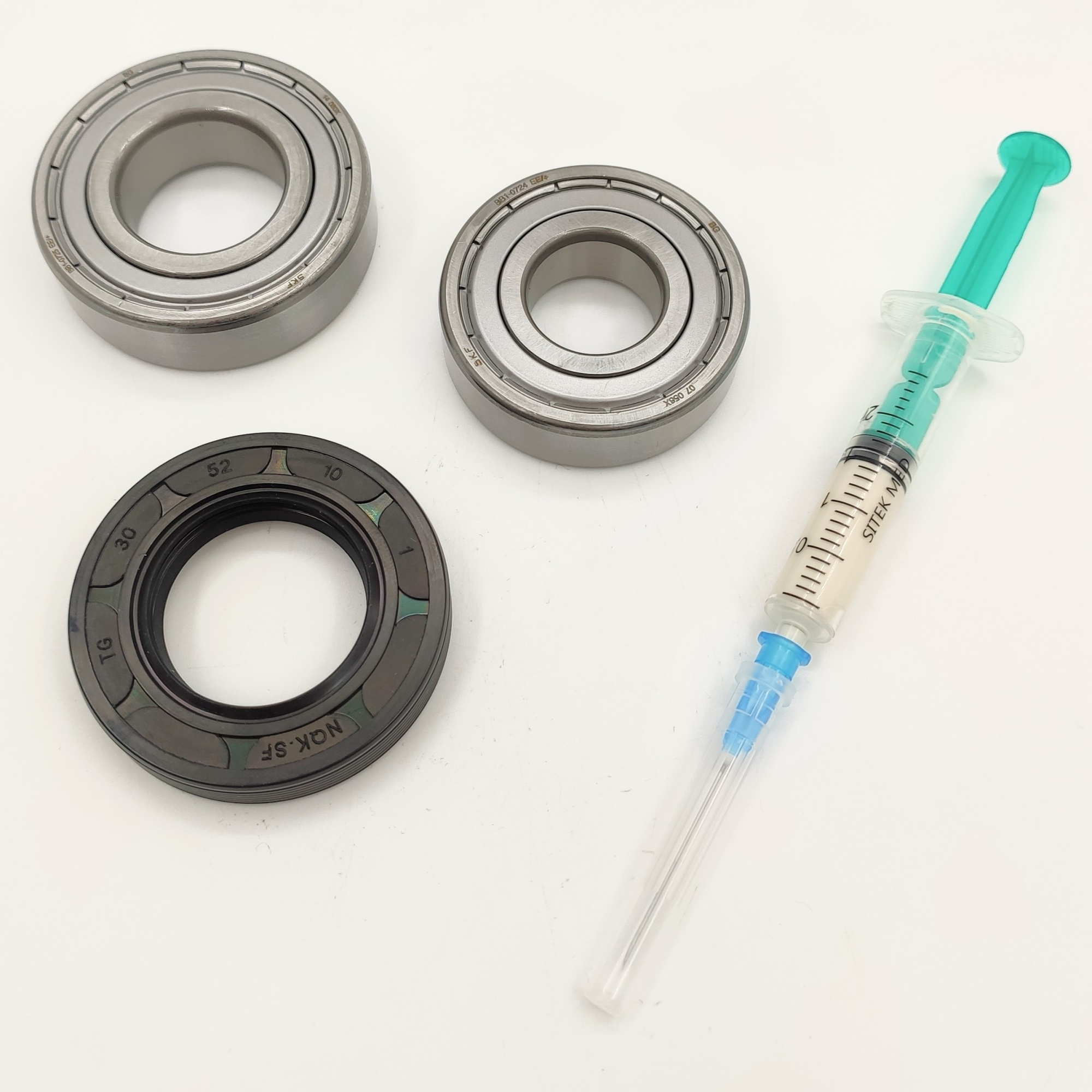 Крестовина + комплект подшипников SKF Electrolux, Zanussi, AEG, Ikea вал 115 мм, 204-205 подшипник 3484160308, 3484160316