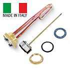 ТЭН для летнего душа 3000W термостат, контргайка и прокладки Thermowatt Италия