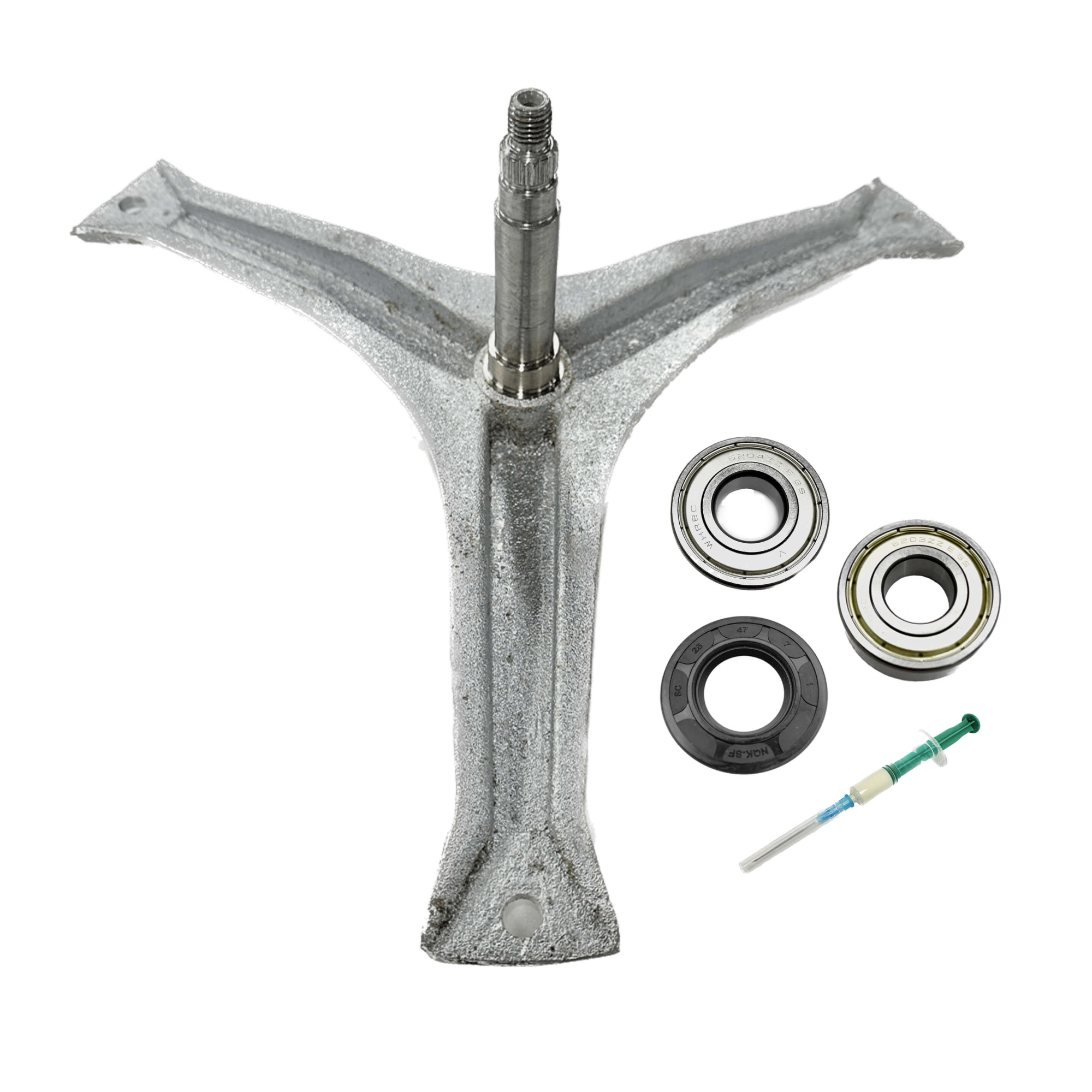 Крестовина барабана+ комплект подшипников стиральной машины Candy Aquamatic 41007503